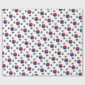 韓国の旗 ラッピングペーパー (フラット)