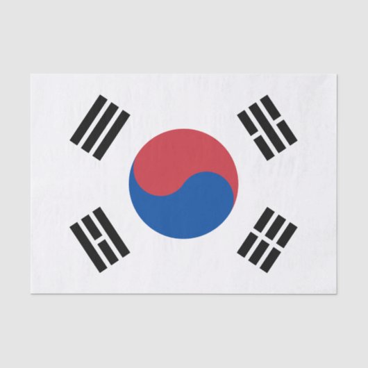 韓国の旗 薄葉紙 (正面)