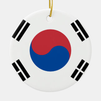 韓国の旗-韓国- Taegeukgi -대한민국의국기 セラミックオーナメント