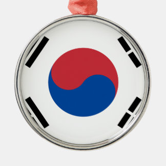 韓国の旗-韓国- Taegeukgi -대한민국의국기 メタルオーナメント