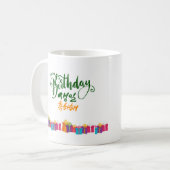 韓国の書道マグギフト母、パパ、友人。 コーヒーマグカップ (正面左)