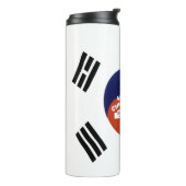 韓国の最高の聖降誕祭を祝う美しい祈り タンブラー (回転左)