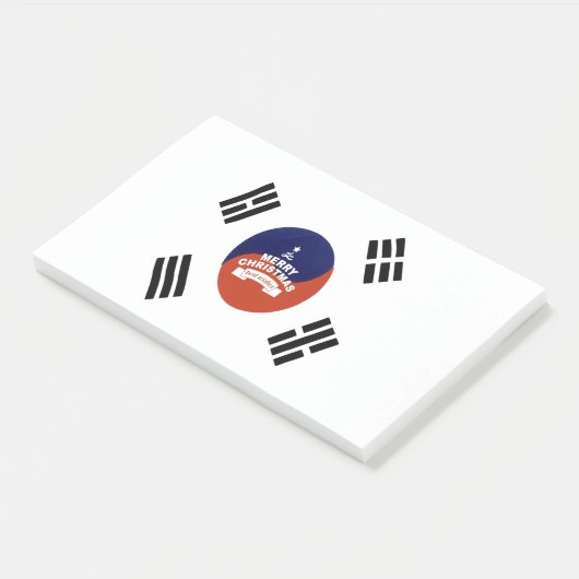 韓国の最高の聖降誕祭を祝う美しい祈り ポストイット (アングル)