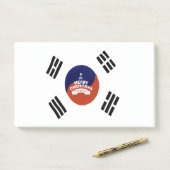 韓国の最高の聖降誕祭を祝う美しい祈り ポストイット (デスク)