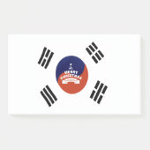 韓国の最高の聖降誕祭を祝う美しい祈り ポストイット (正面)