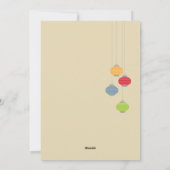 韓国の月の新年の郵便はがき シーズンカード (裏面)