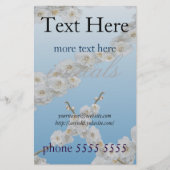 韓国の桜 白 チラシ (正面)