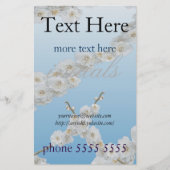 韓国の桜 白 チラシ (正面)