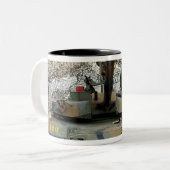 韓国の模擬攻撃国 ツートーンマグカップ (正面左)