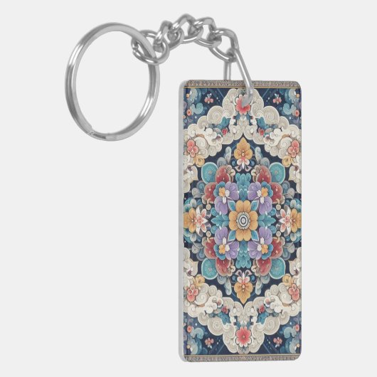 韓国の模様を伝統的使ったキーチェーン キーホルダー (正面左)