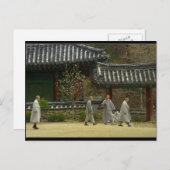 韓国の法輪山の僧侶 ポストカード (正面/裏面)