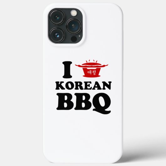 韓国の焼肉が大好き (고기구이) Case-Mate iPhoneケース (裏面)