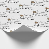 韓国の王冠を持つKドラマのクイーンパーソナライズされた ラッピングペーパー (角)