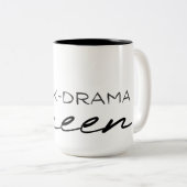 韓国の王冠を持つKドラマの女王 ツートーンマグカップ (正面右)