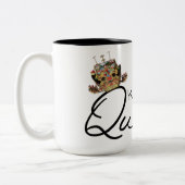 韓国の王冠を持つKドラマの女王 ツートーンマグカップ (左)