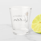 韓国の王冠SOJUとKドラマの女王 ショットグラス (裏面)