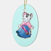 韓国の白いトラ セラミックオーナメント (左)