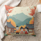 韓国の秋の感謝枕 クッション (ブランケット)