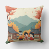 韓国の秋の感謝枕 クッション (裏面)