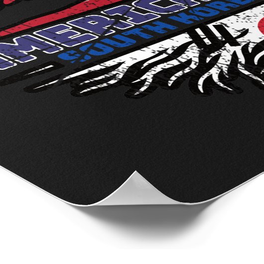 韓国の米国アメリカ統一された合衆国 ポスター (角)