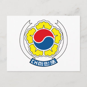 韓国の紋章 ポストカード