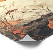 韓国の絵を描スタイルハロウィーンポスター ポスター (角)