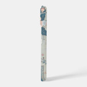 韓国の花の芸術iPhoneケース iPhone 15ケース (左側面)
