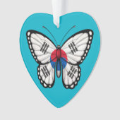 韓国の蝶旗 オーナメント (正面)