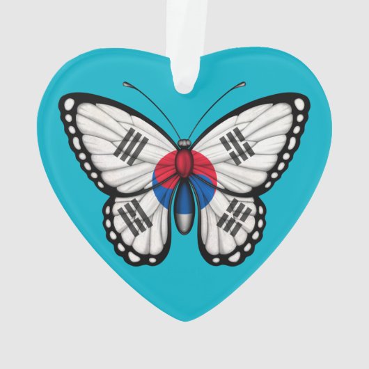 韓国の蝶旗 オーナメント (裏面)