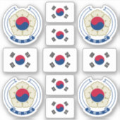 韓国の象徴/紋章 シール (正面)