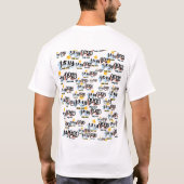 韓国の輝きを見つけるために： "반짝반짝"(ban-jak) tシャツ (裏面)