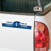 韓国の退役軍人の誇り高い息子 バンパーステッカー (トラック上)