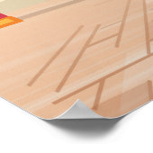 韓国の都市旅行のポスターヴィンテージ ポスター (角)