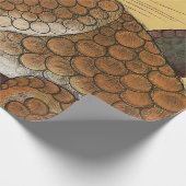 韓国の醜いタイガーフォークミナワ ラッピングペーパー (角)