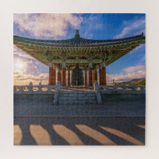 韓国の閣写真プリント | 日没ジグソーパズル ジグソーパズル