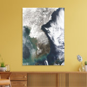 韓国の雪 キャンバスプリント (インサイチュ (リビング))