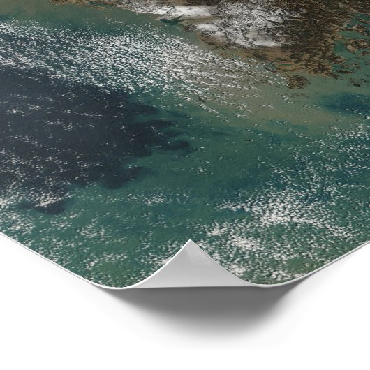 韓国の雪 ポスター (角)