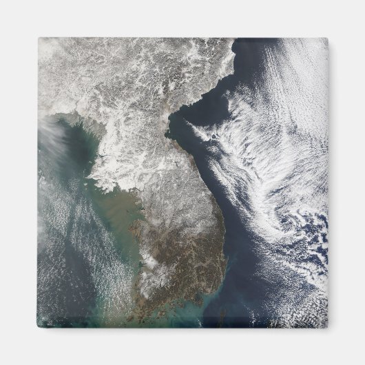 韓国の雪 マグネット (正面)