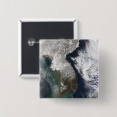 韓国の雪 缶バッジ (正面&裏面)