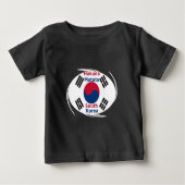 韓国の雰囲気:平和のメッセージ ベビーTシャツ (正面)