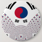 韓国の雰囲気：平和のメッセージ 缶バッジ (正面)