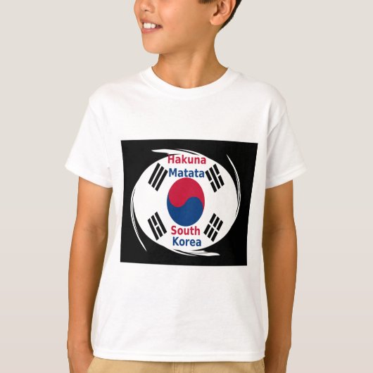 韓国の雰囲気：平和のメッセージ Tシャツ (正面)
