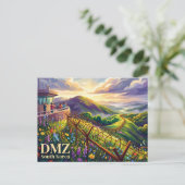 韓国の非武装地帯(DMZ) ポストカード (スタンド正面)