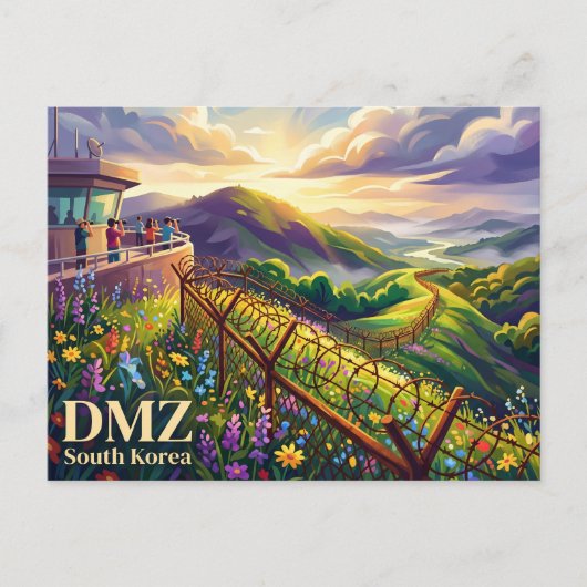 韓国の非武装地帯(DMZ) ポストカード (正面)