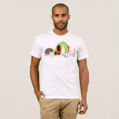 韓国の食糧(人)の10の必要な構成要素 Tシャツ (正面フル)