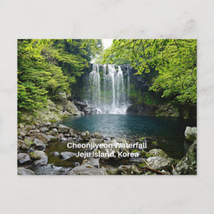 韓国のCheonjiyeon Waterfalls ポストカード