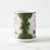 韓国のJindo Dog Punクリスマスコーヒーマグ コーヒーマグカップ (中央)