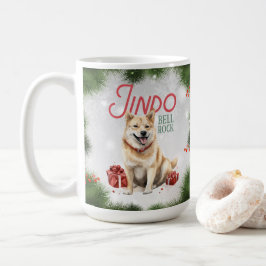 韓国のJindo Dog Punクリスマスコーヒーマグ コーヒーマグカップ
