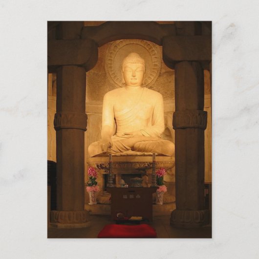 韓国はがきSeokguram Grotto(仏) ポストカード (正面)