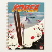 韓国へスキーに プランナー手帳 (正面)
